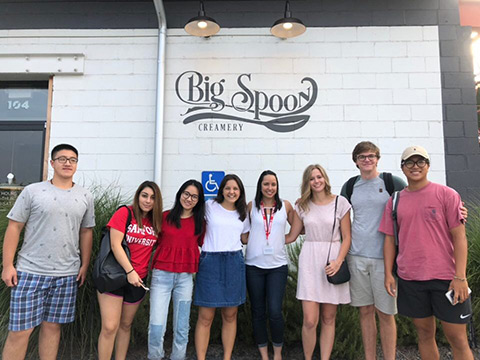Students at Big Spoon