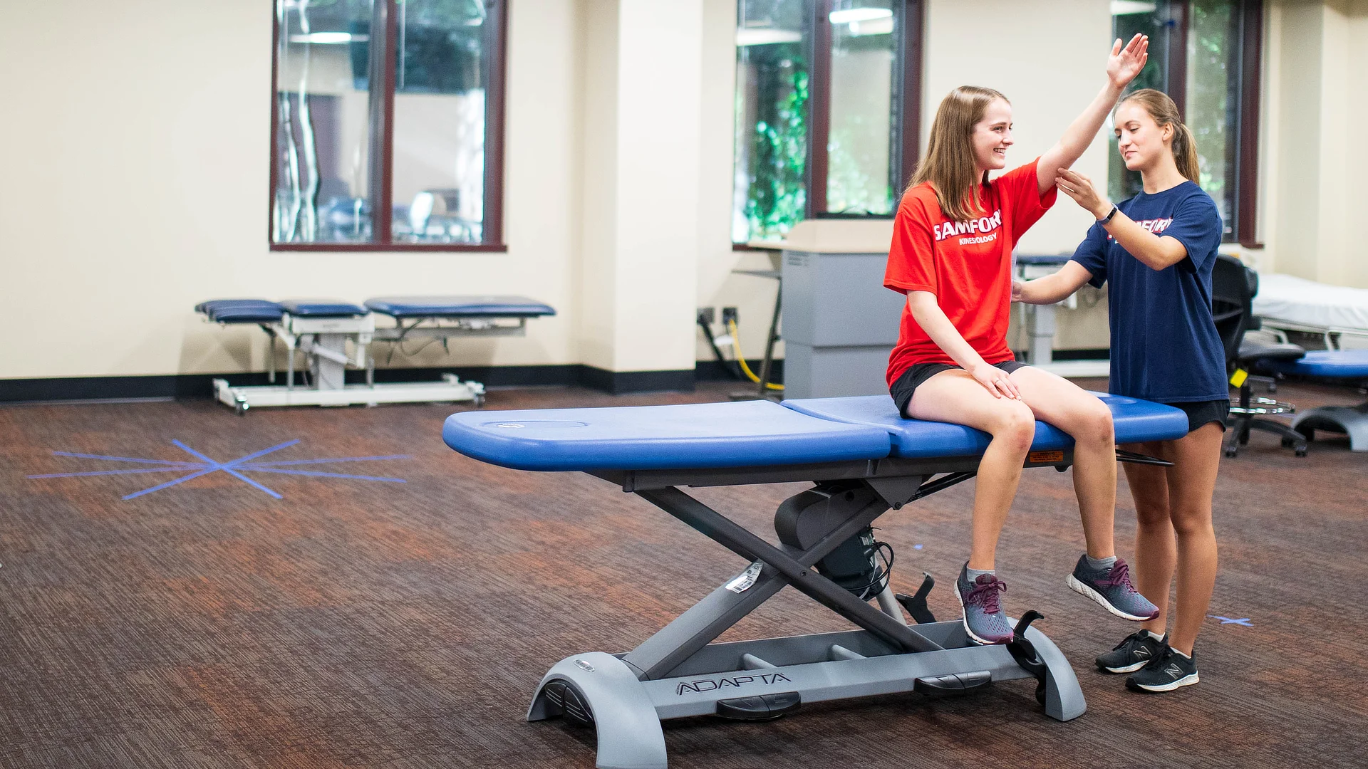 Kinesiology Students Testing