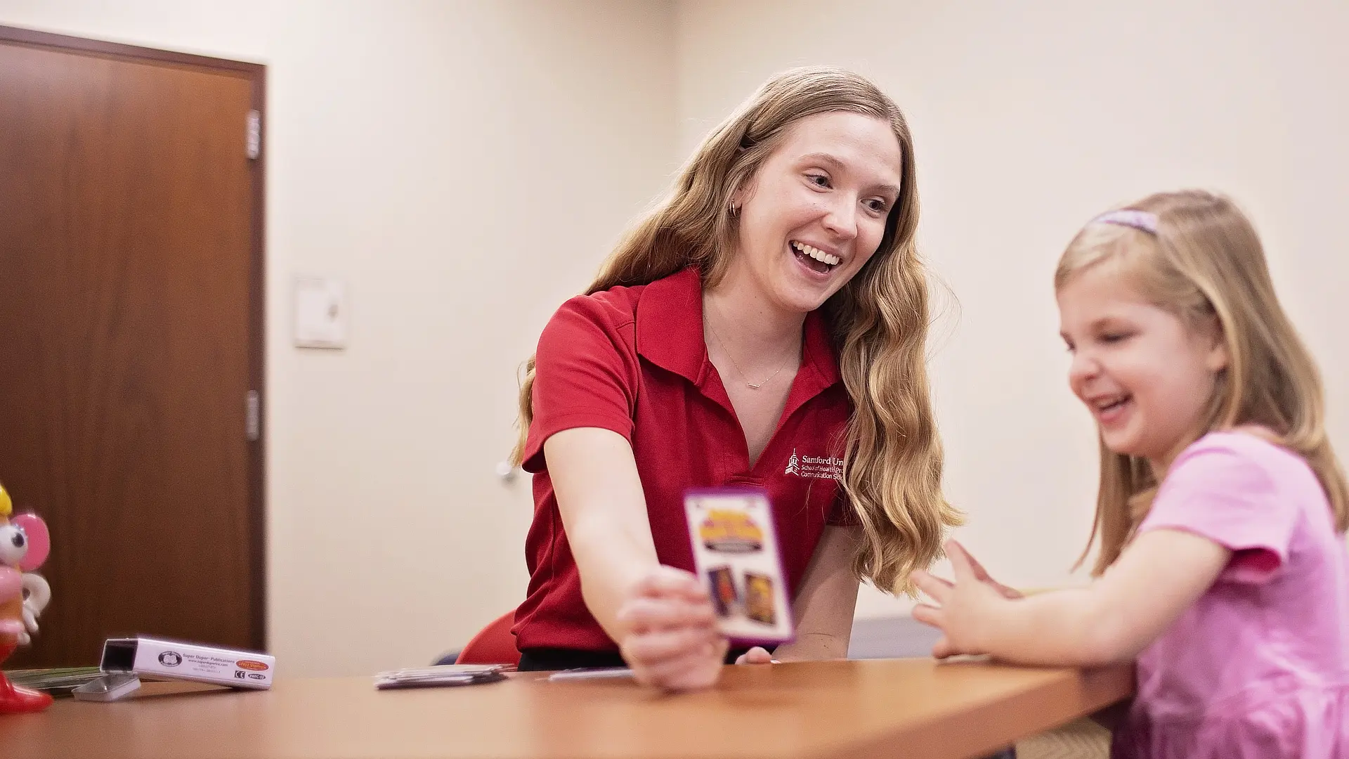 SLP Student with Child