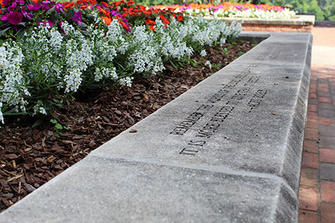 centennial walk flower bed