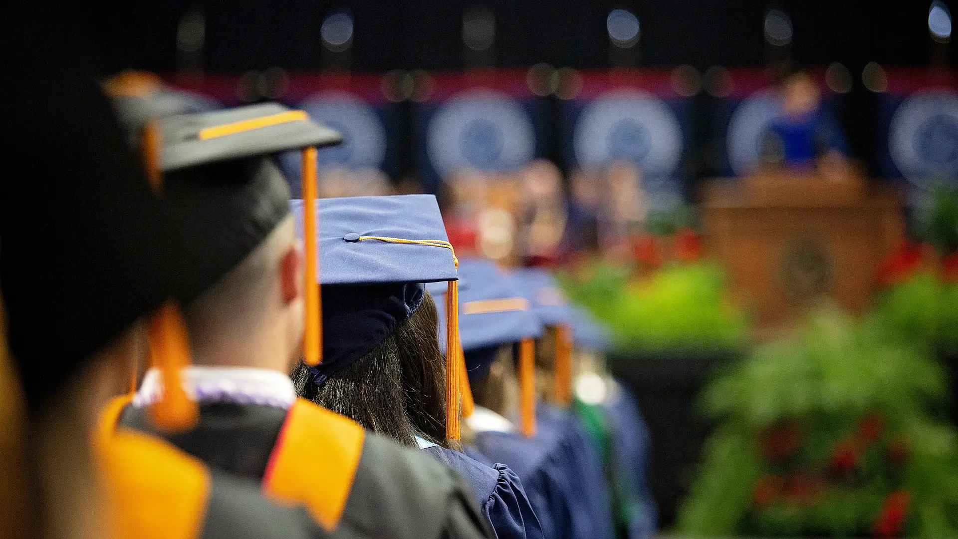 Graduates at Commencement