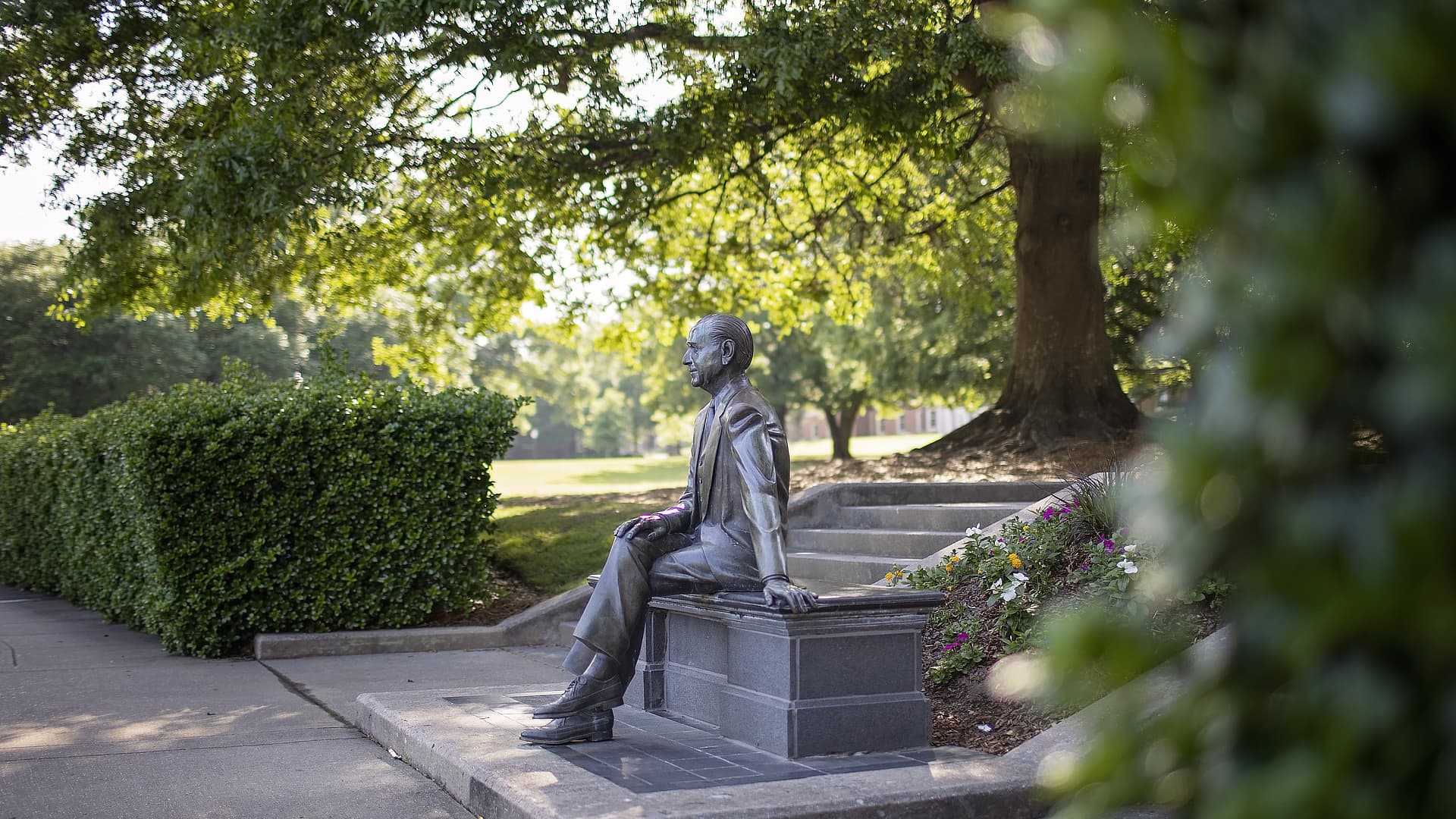 Mr. Beeson statue