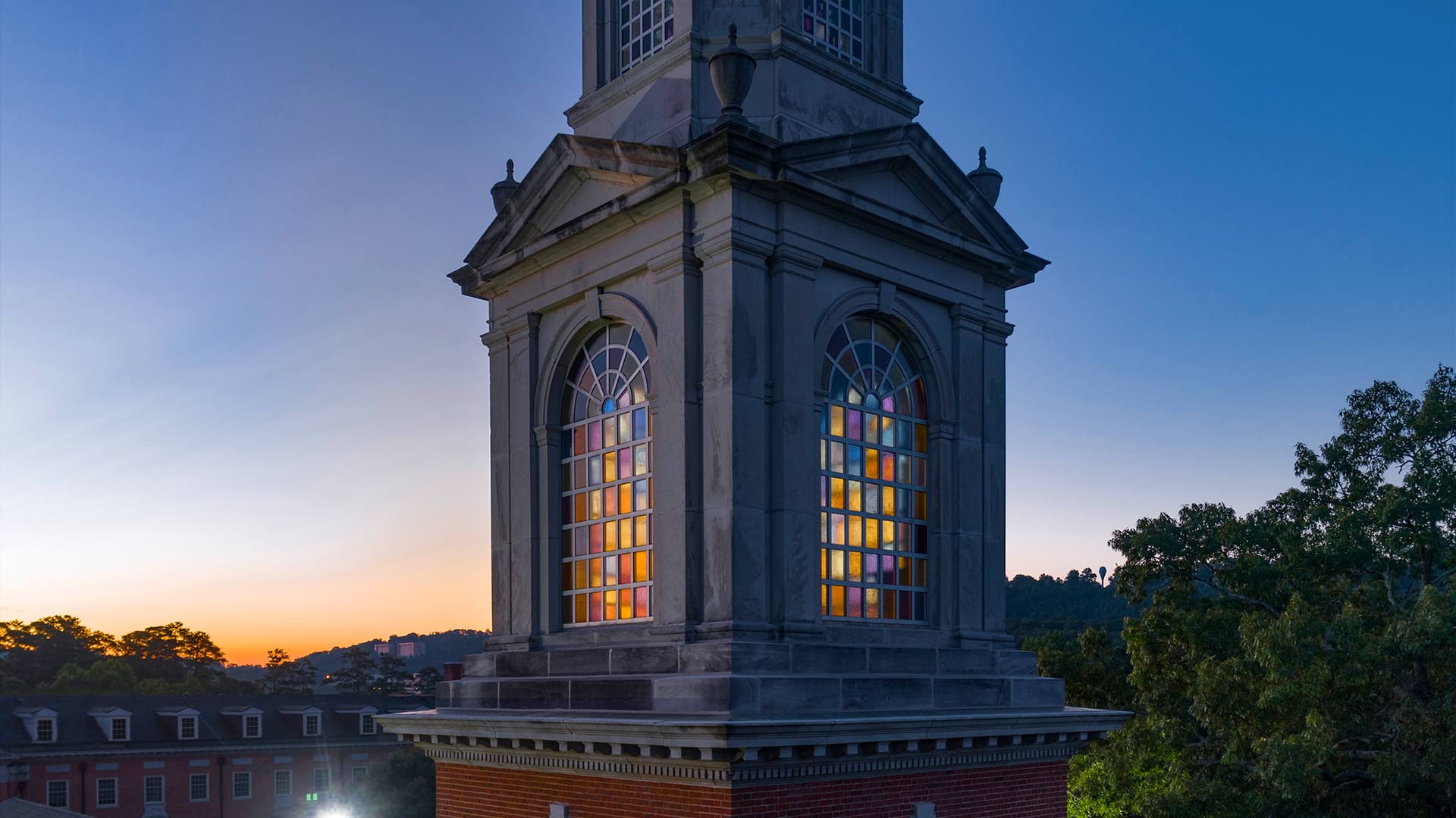 Reid Steeple at Dusk