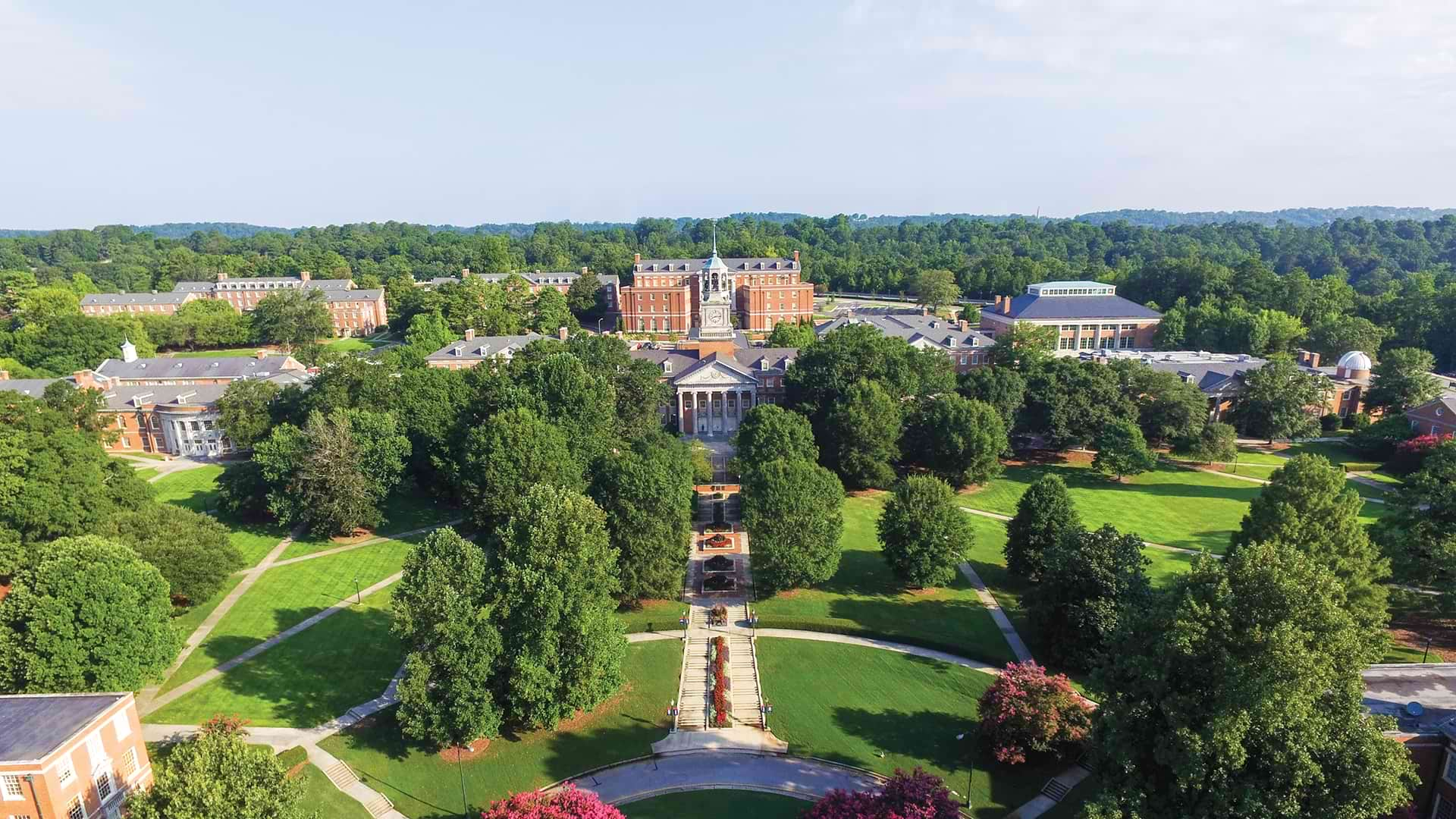 View of Library from Centennial Walk