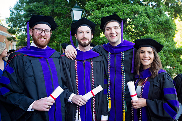 law students cap and gown