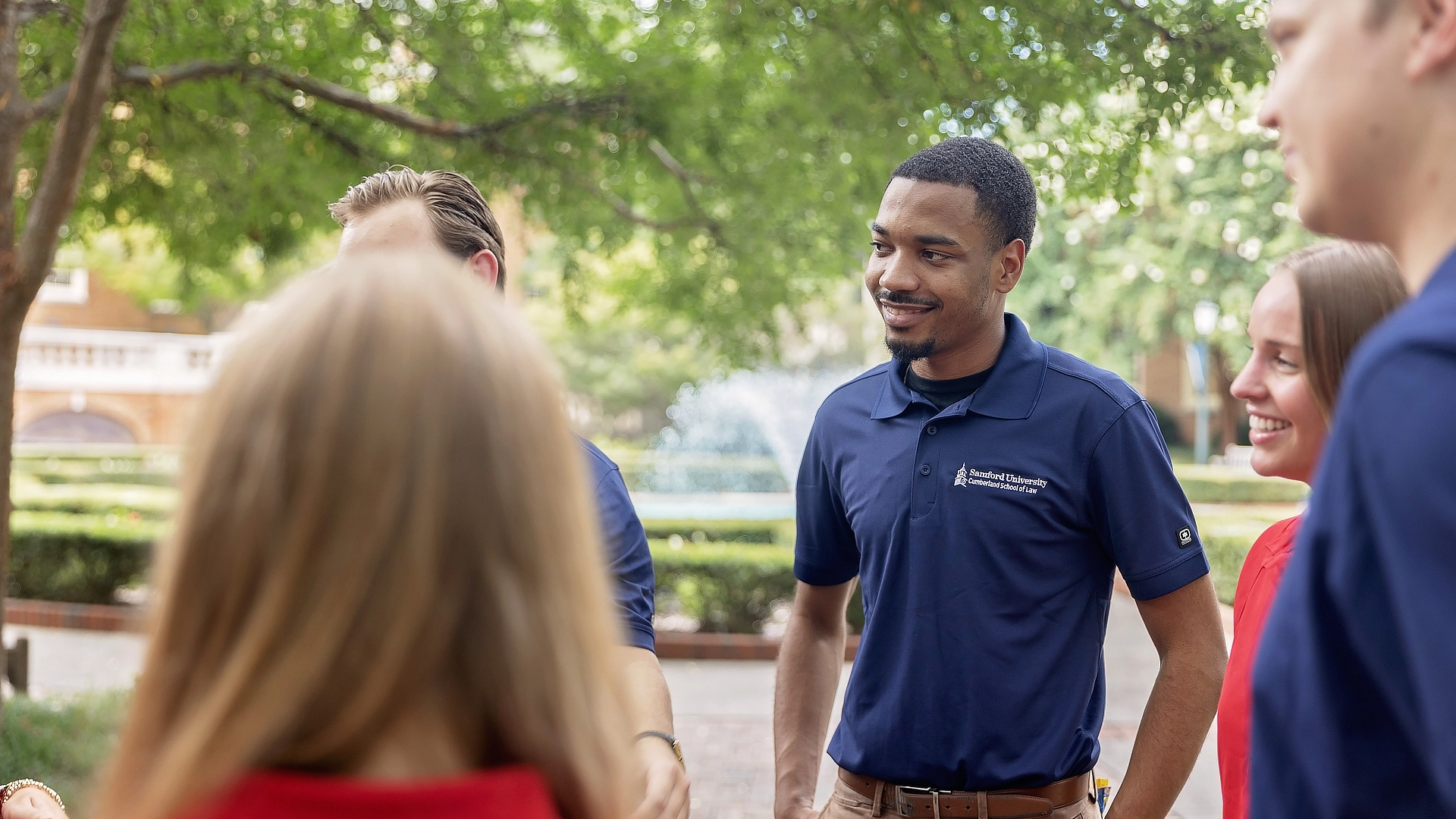 Law Students Outside Together