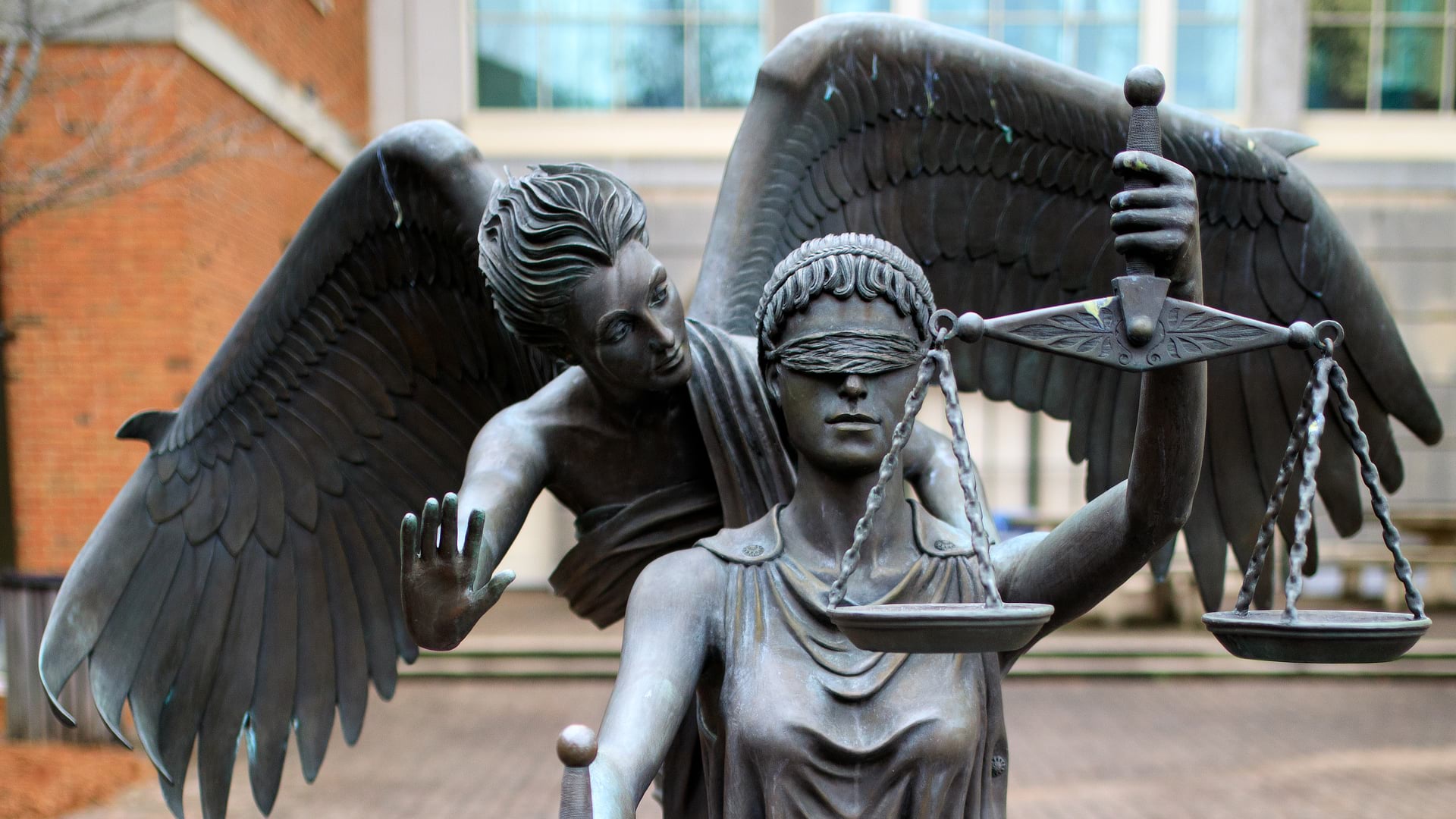 Justice and Mercy Statue