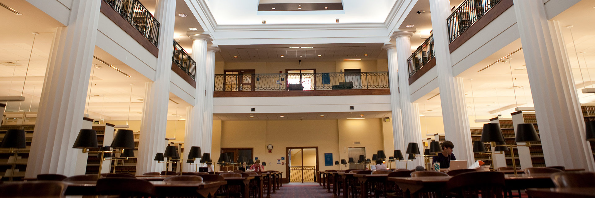 law library interior Header
