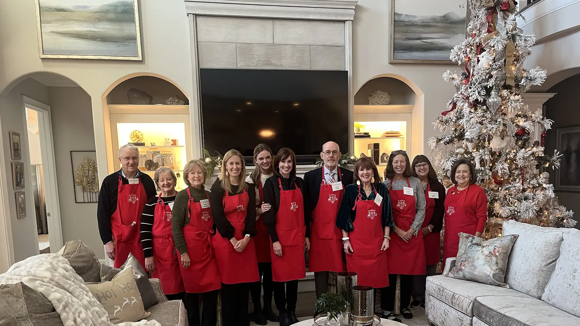 christmas home tour team
