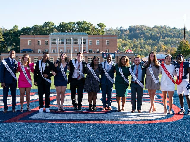 homecoming court SAM FB Citadel 1634