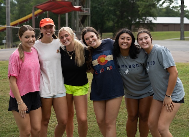 Freshman retreat female students