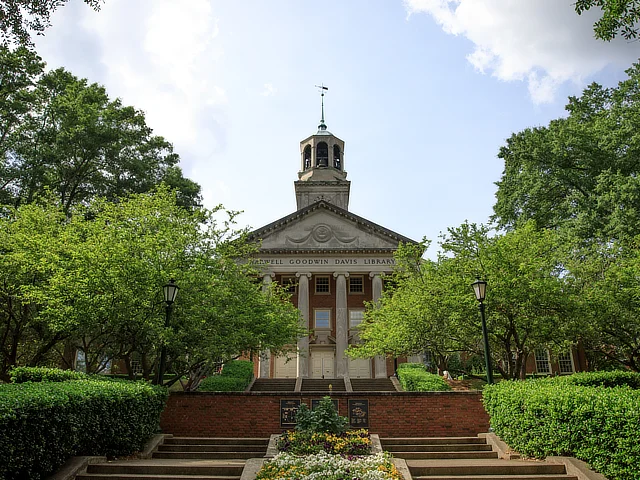 samford davis library from the stairs SD05200236