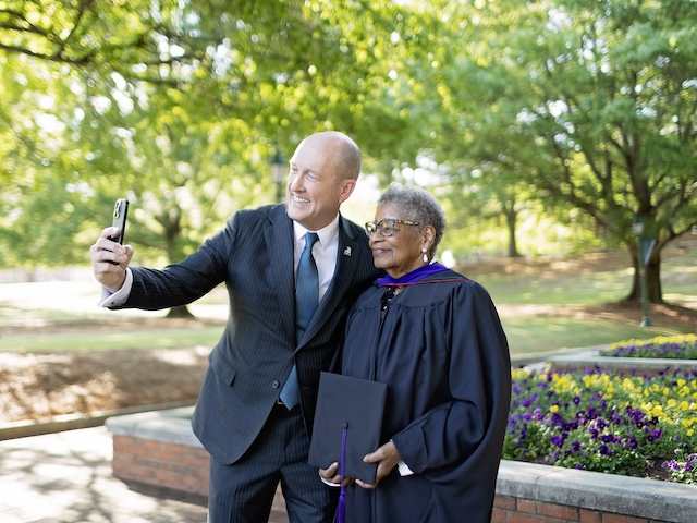Cunningham Selfie with Taylor