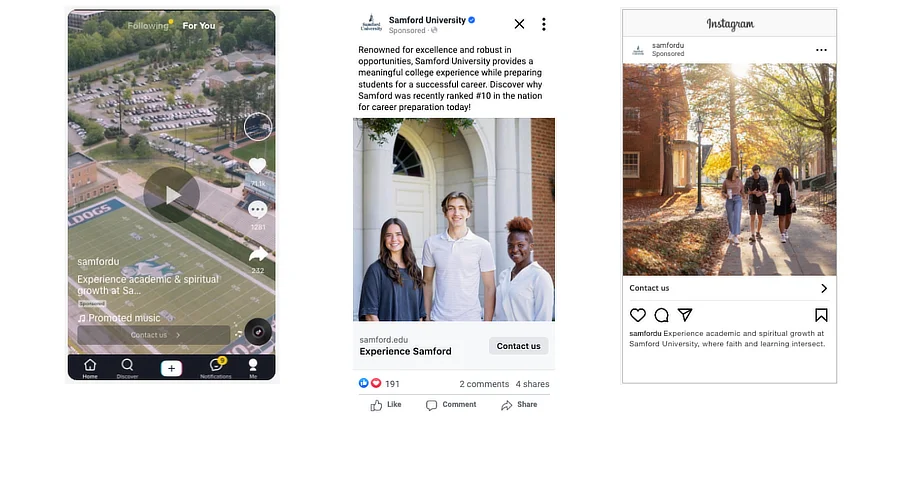 Social Ad Examples