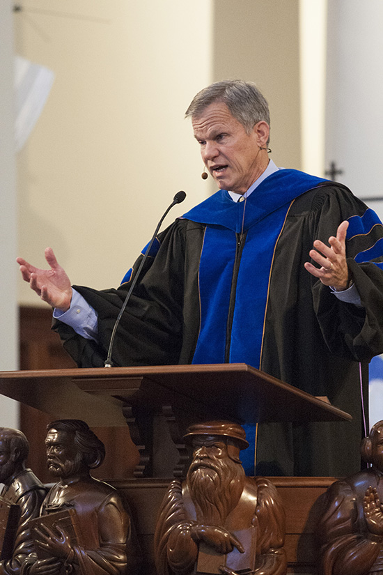 Brad Creed at Divinity Commencement 12 2013