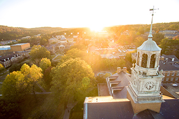 Campus at sunrise