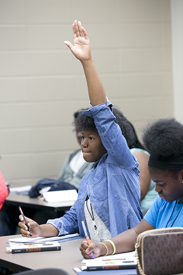 Cherysh Sturdivant volunteers an answer.