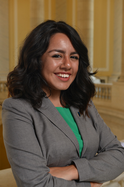 Political science major Fernanda Herrera