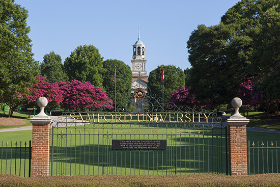 front gate in summer