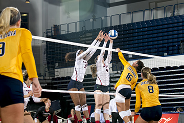 volleyball action