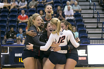 volleyball celebration