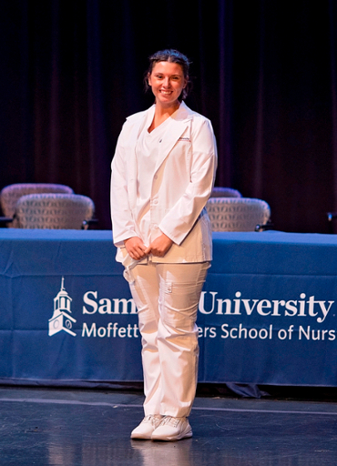 Student in White Coat