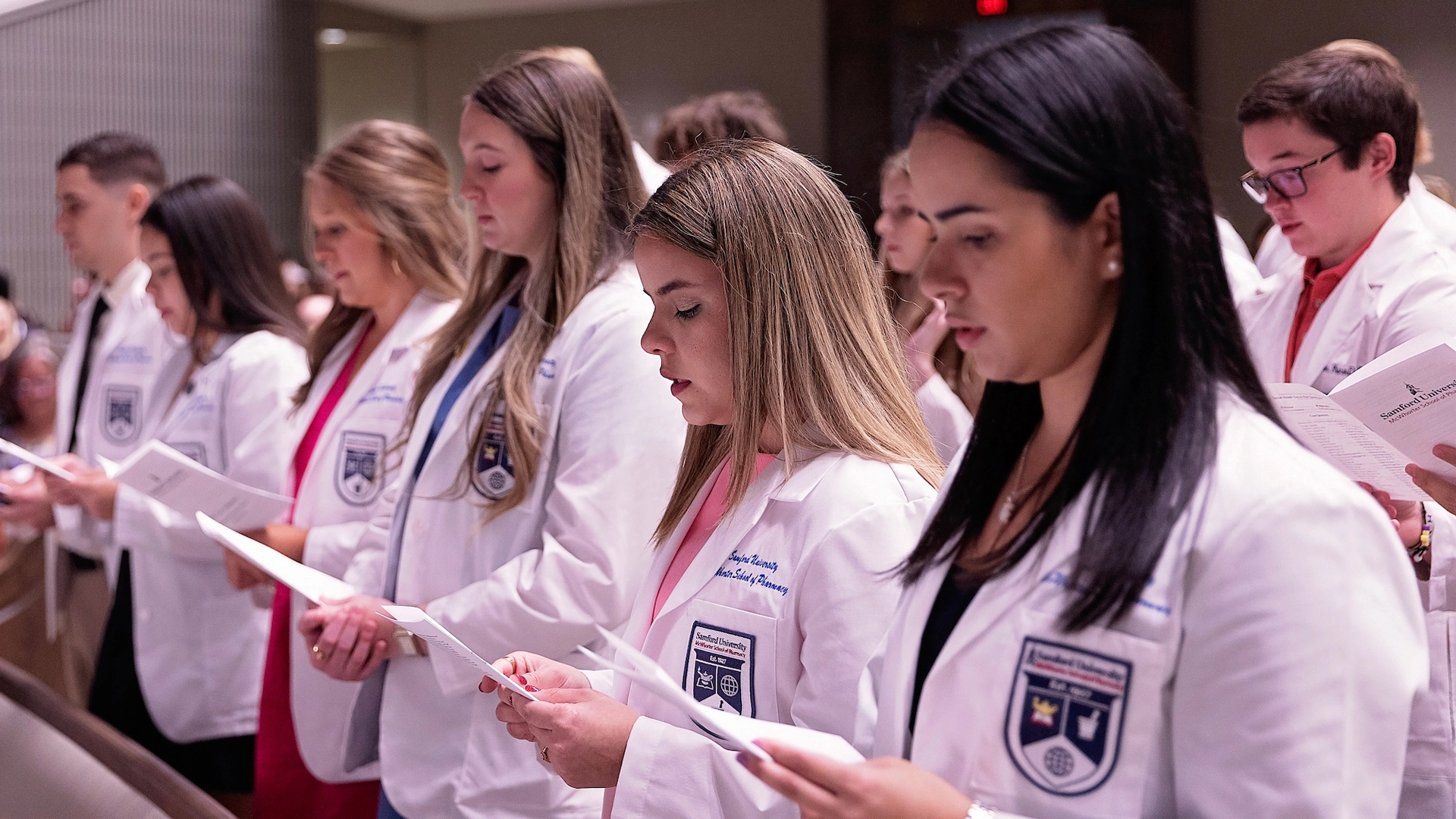 white coat ceremony pharmacy students