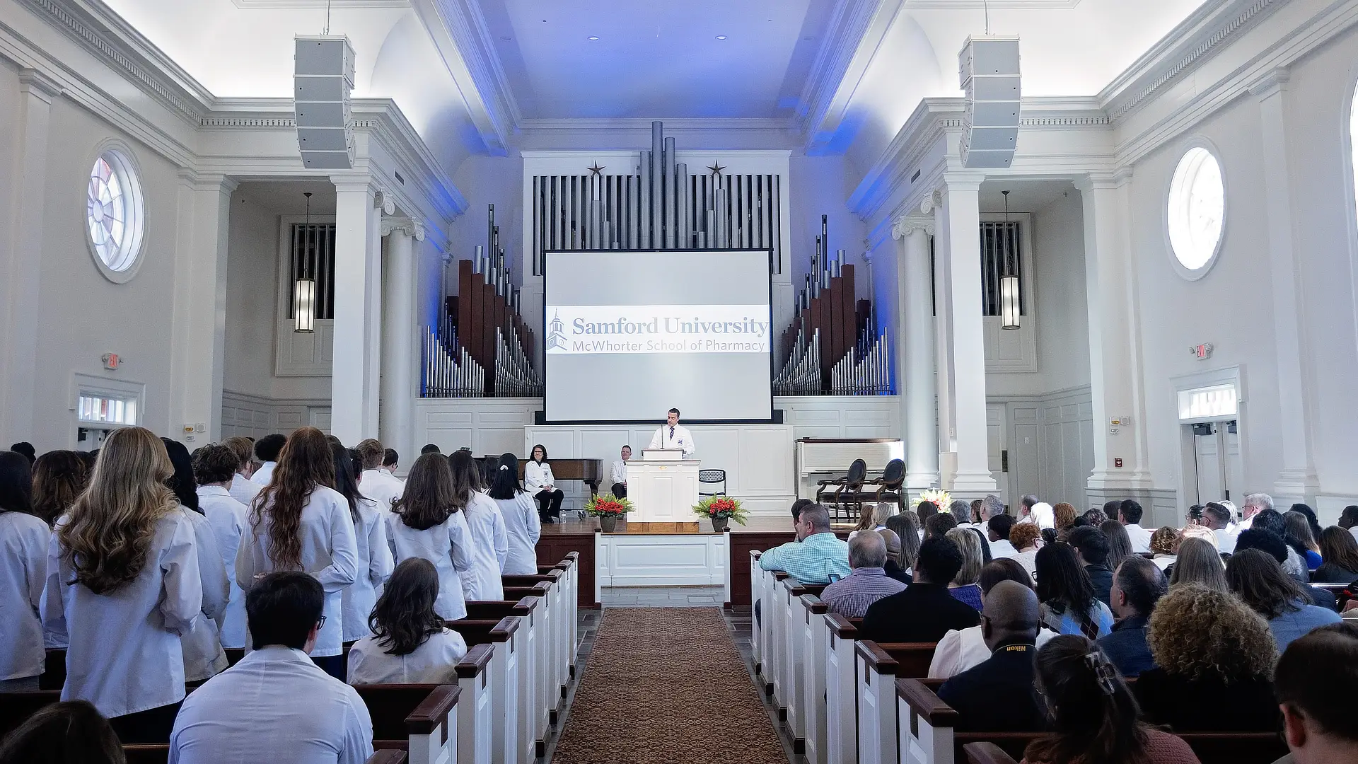 ceremony in reid chapel