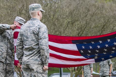 afrotc flag ceremony
