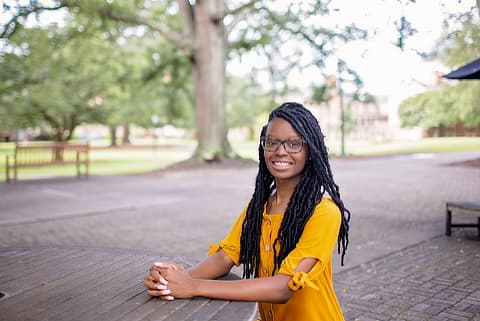 female public health student