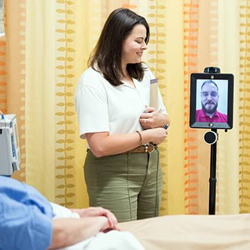 Bedside telepresence robot