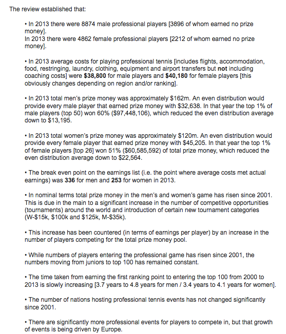 Pro tennis statistics