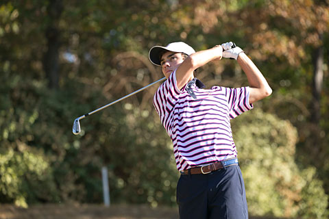 Samford Student Playing Golf