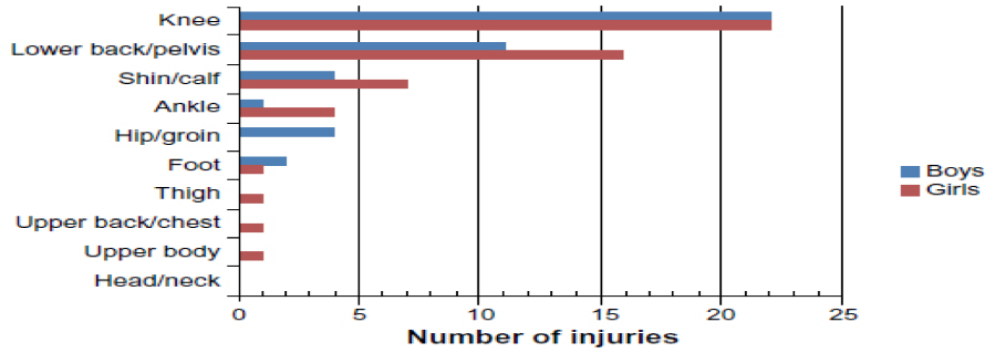 Basketball Injuries Chart