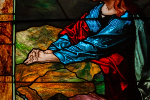 Jesus praying hands